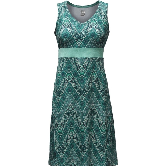 The North Face Dresses & Skirts - The North Face Flash Dry Sleeveless Teal & Navy Play Dress‎ Size S